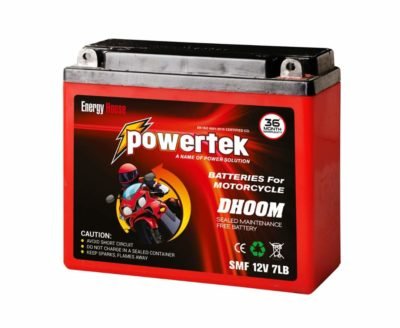 POWERTEK PT7 MF 7 Capacity Bike Battery
