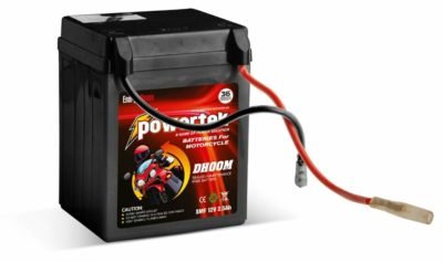 POWERTEK PT2.5 MF 2.5 Capacity Bike Battery