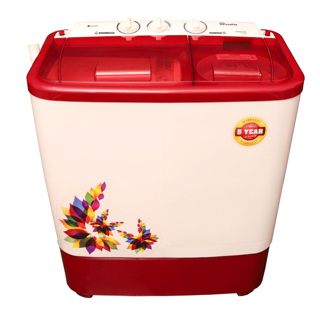 POWERTEK SEMI AUTOMATIC WASHING MACHINE 7kg